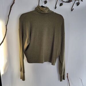 LNA Nubby Lightweighy Khaki Turtleneck